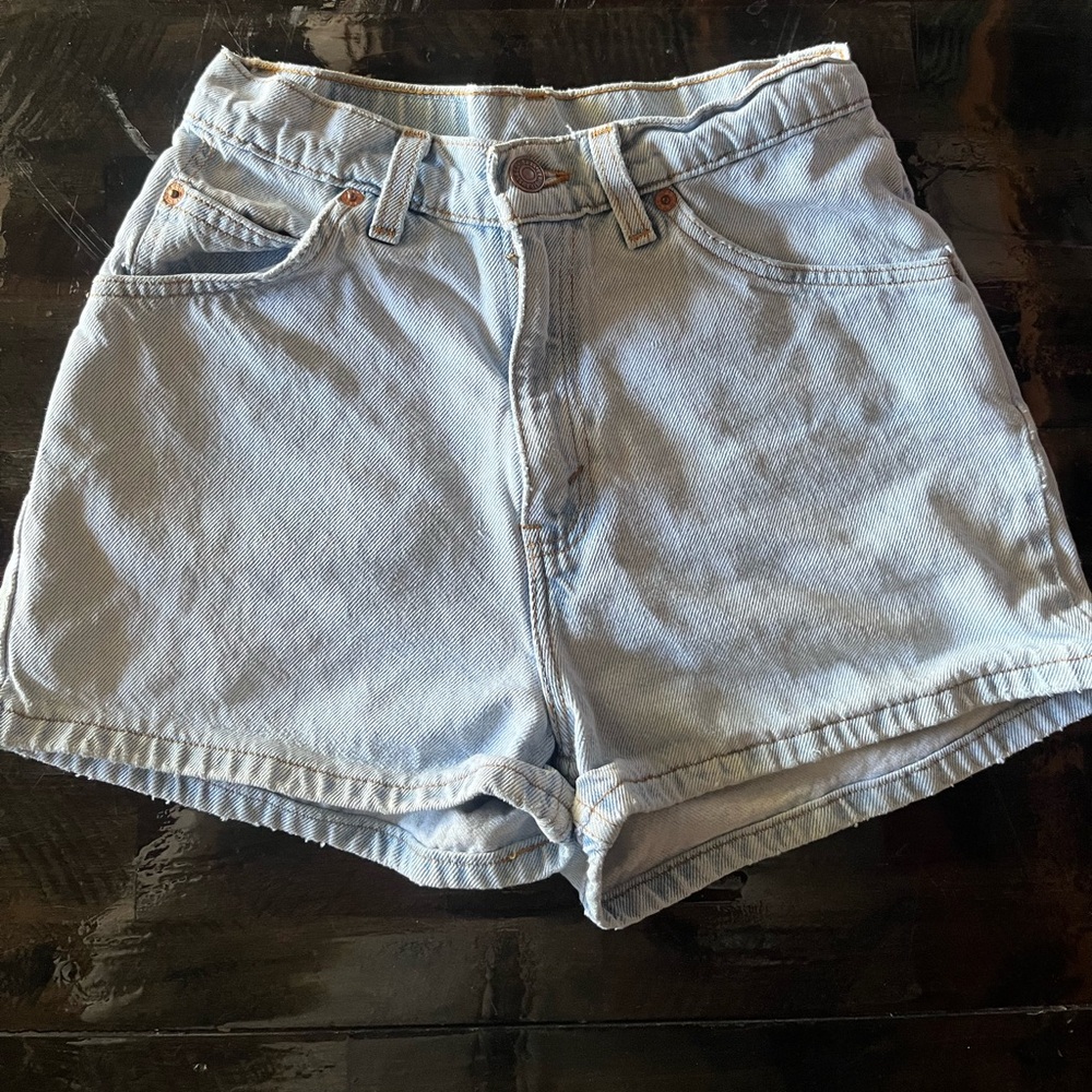 Light Blue Denim Women's Shorts